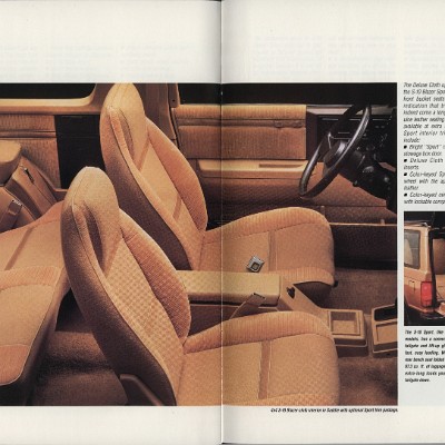 1988 Chevrolet S-10 Blazer Brochure 12-13