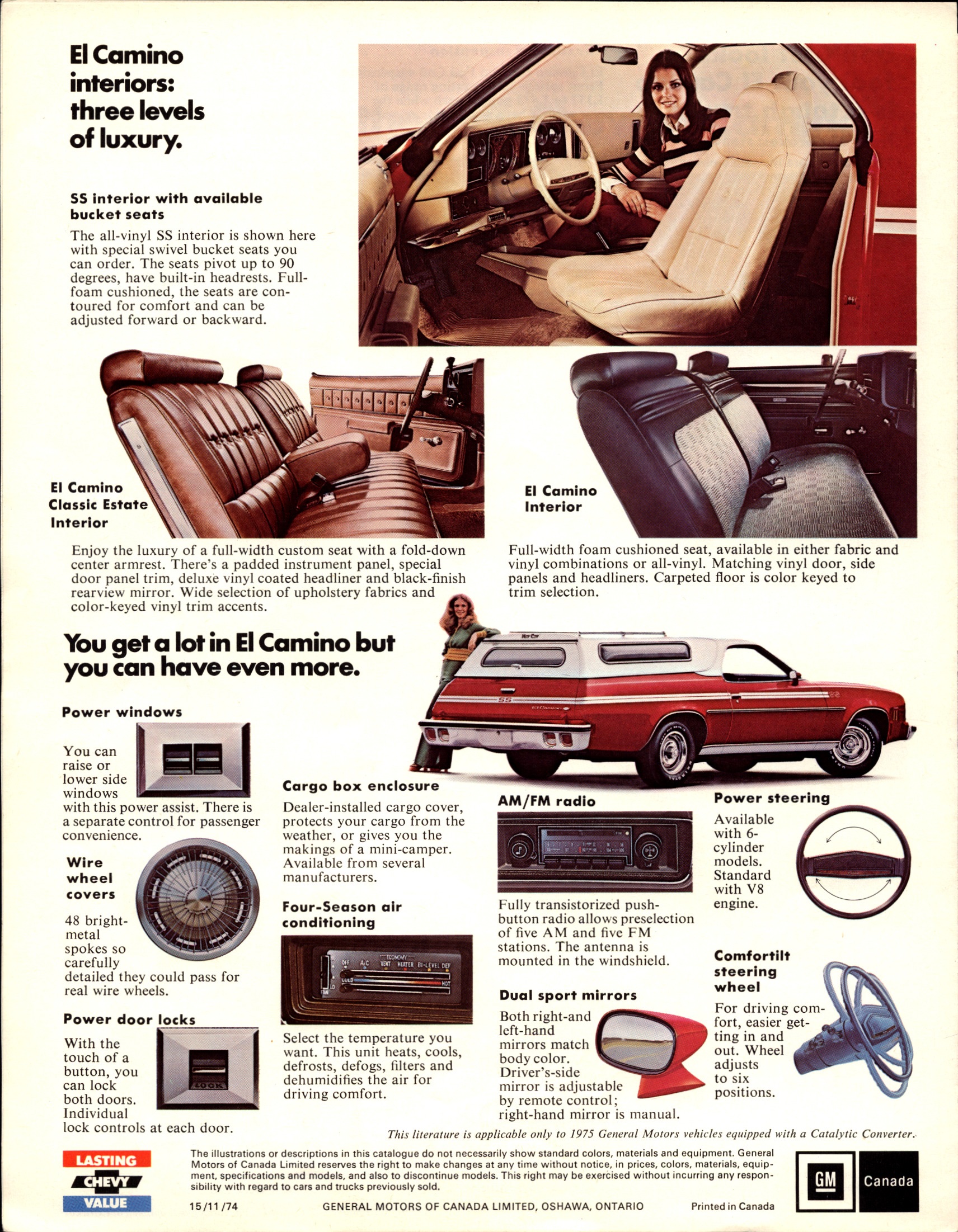 1975 Chevrolet El Camino Brochure (Cdn) 04