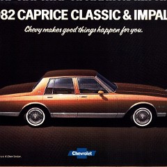 1982 Chevrolet Caprice Classic & Impala Brochure (Cdn) 01