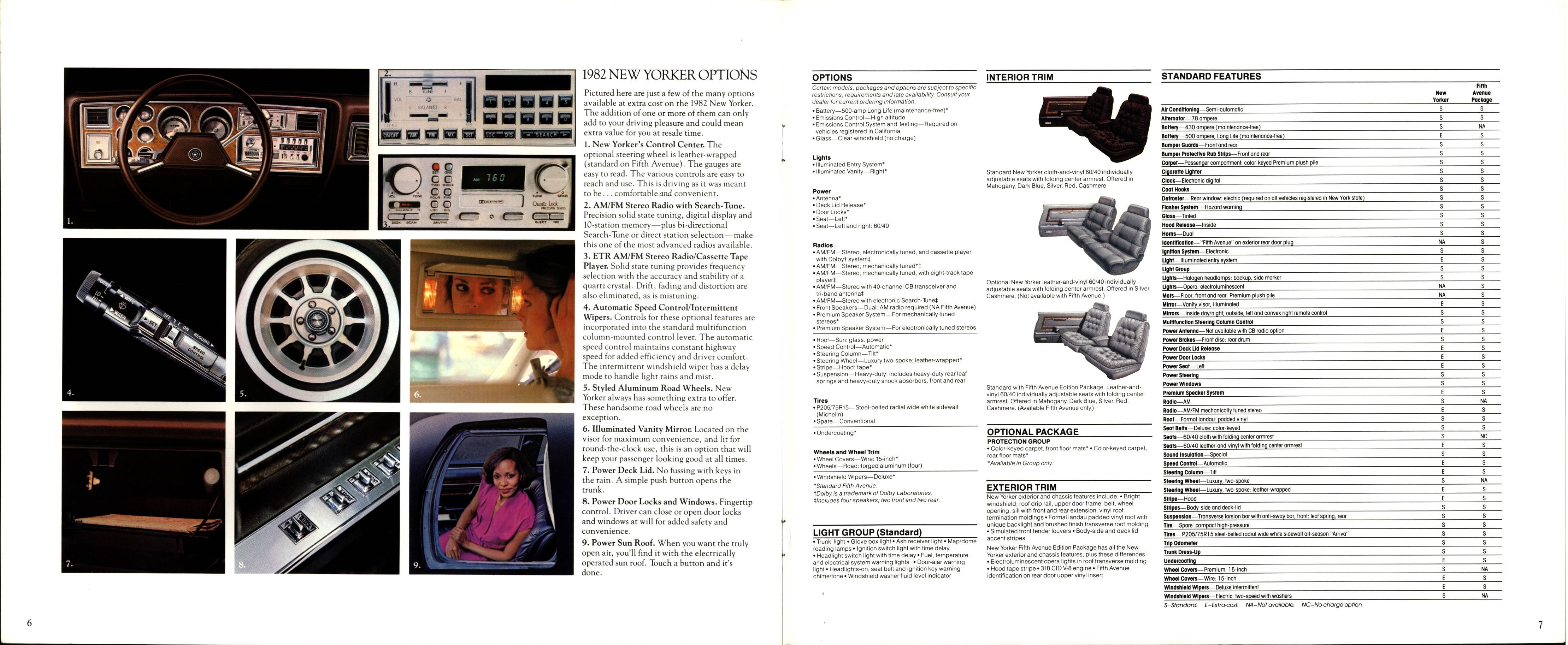 1982 Chrysler New Yorker Brochure 06-07