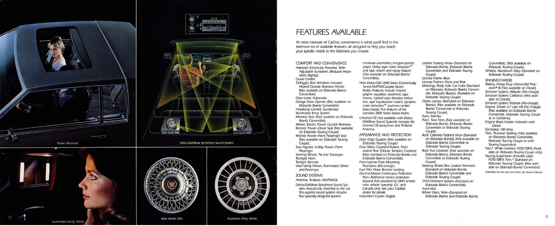 1984 Cadillac Eldorado Brochure 10-11