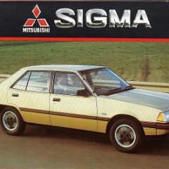 1986 Mitsubishi Sigma Brochure Australia 01