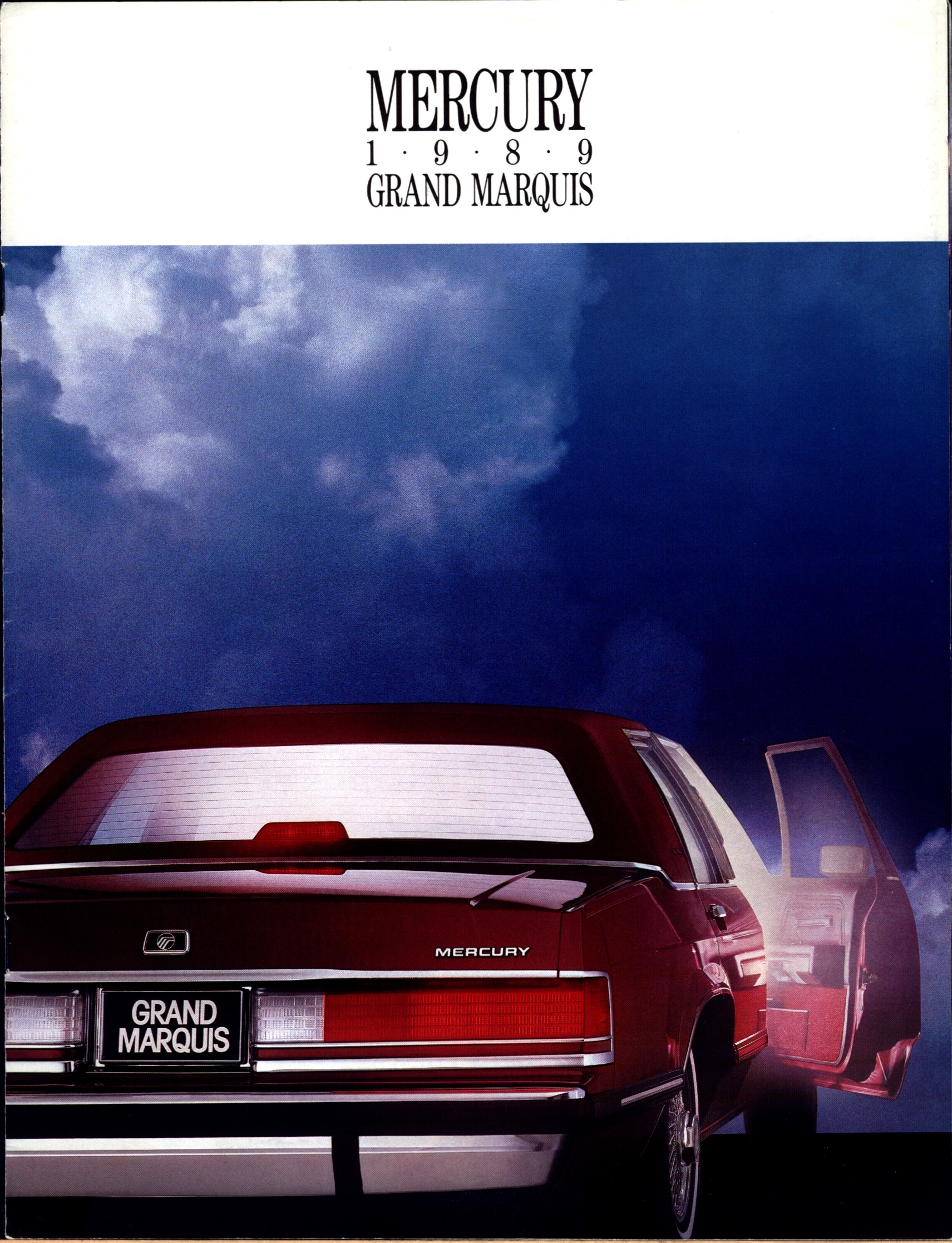 1989 Mercury Grand Marquis Brochure (Cdn) 01