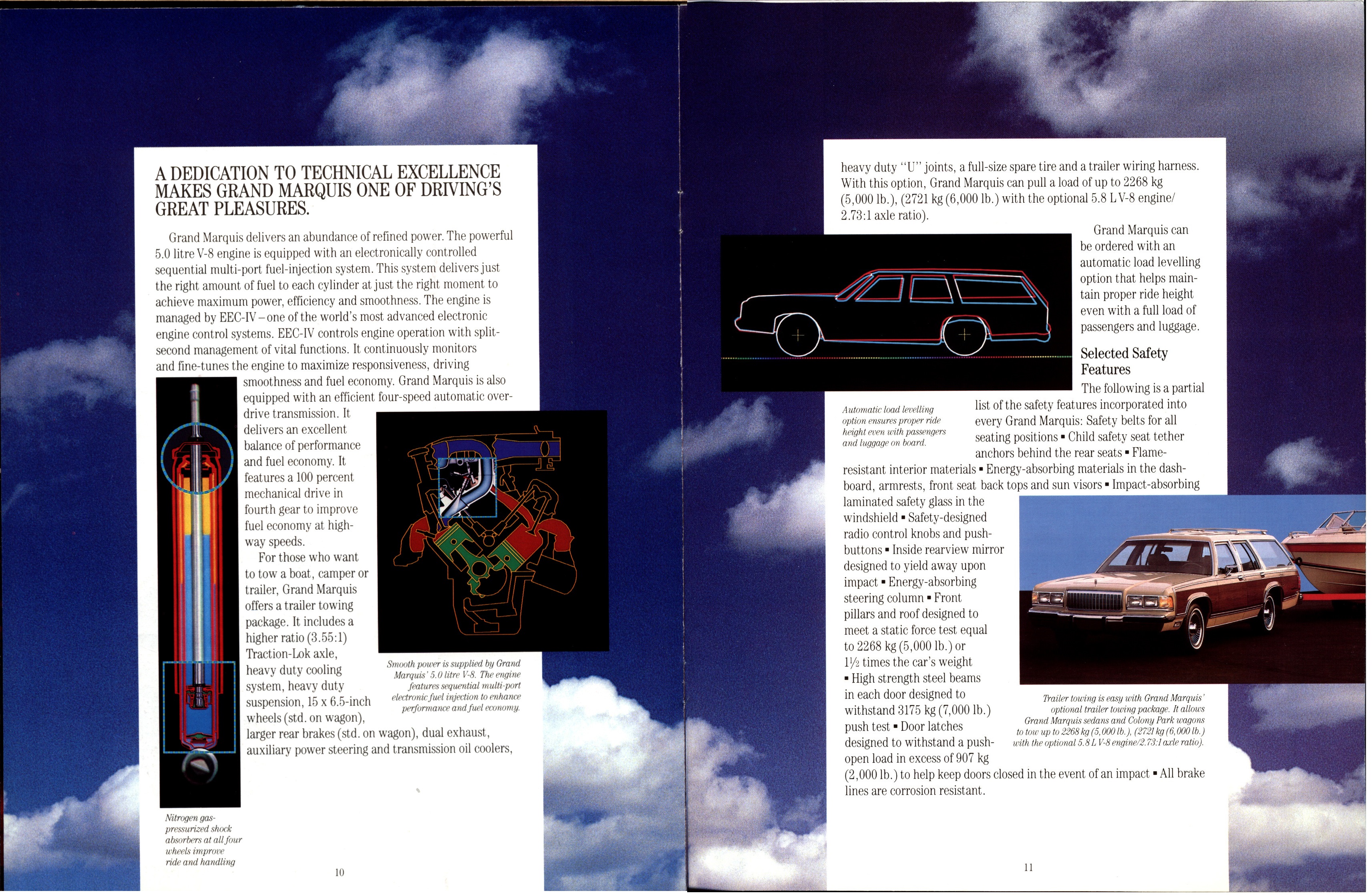 1989 Mercury Grand Marquis Brochure (Cdn) 10-11