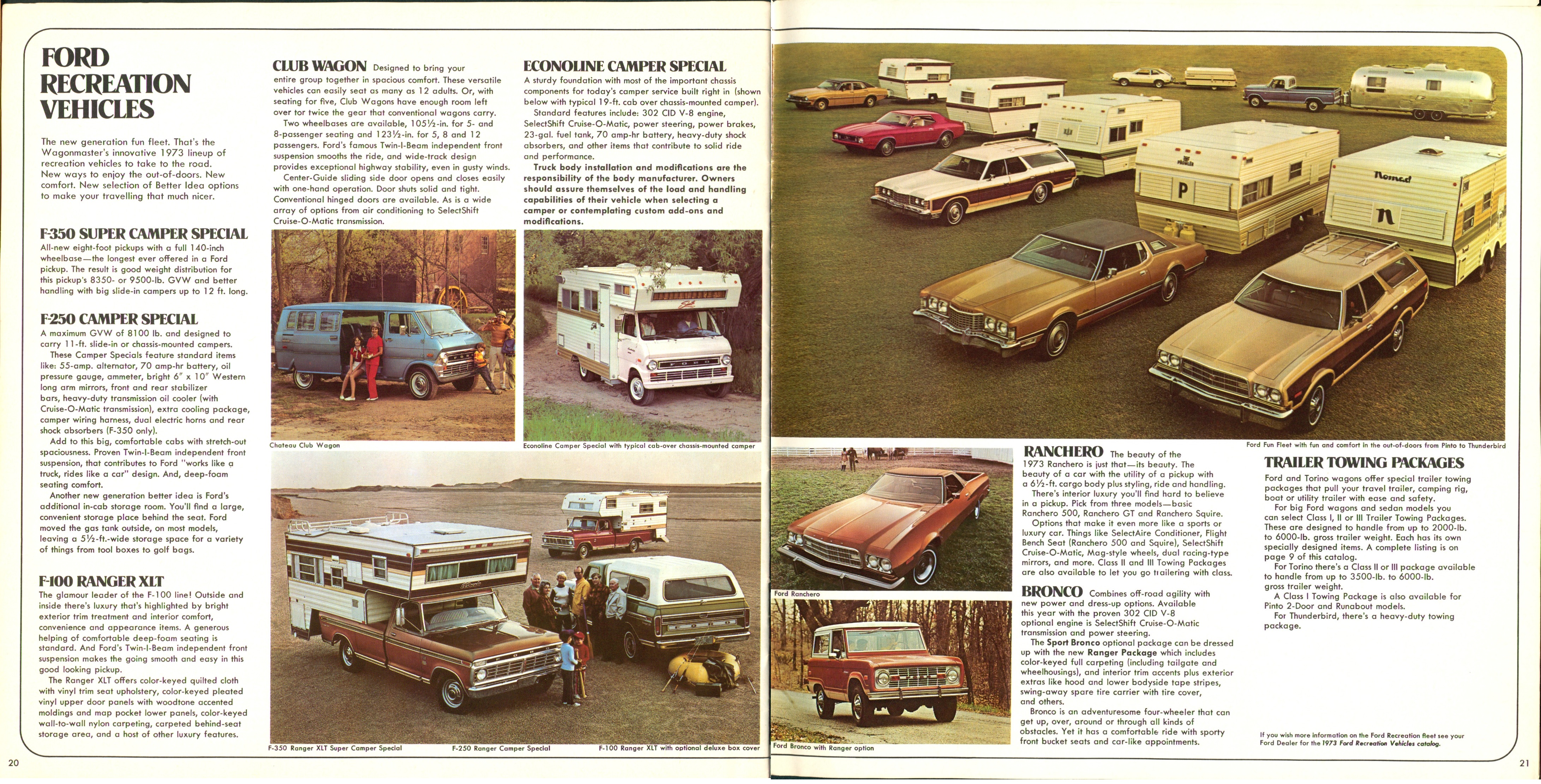 1973 Ford Wagons Brochure (Cdn) 20-21