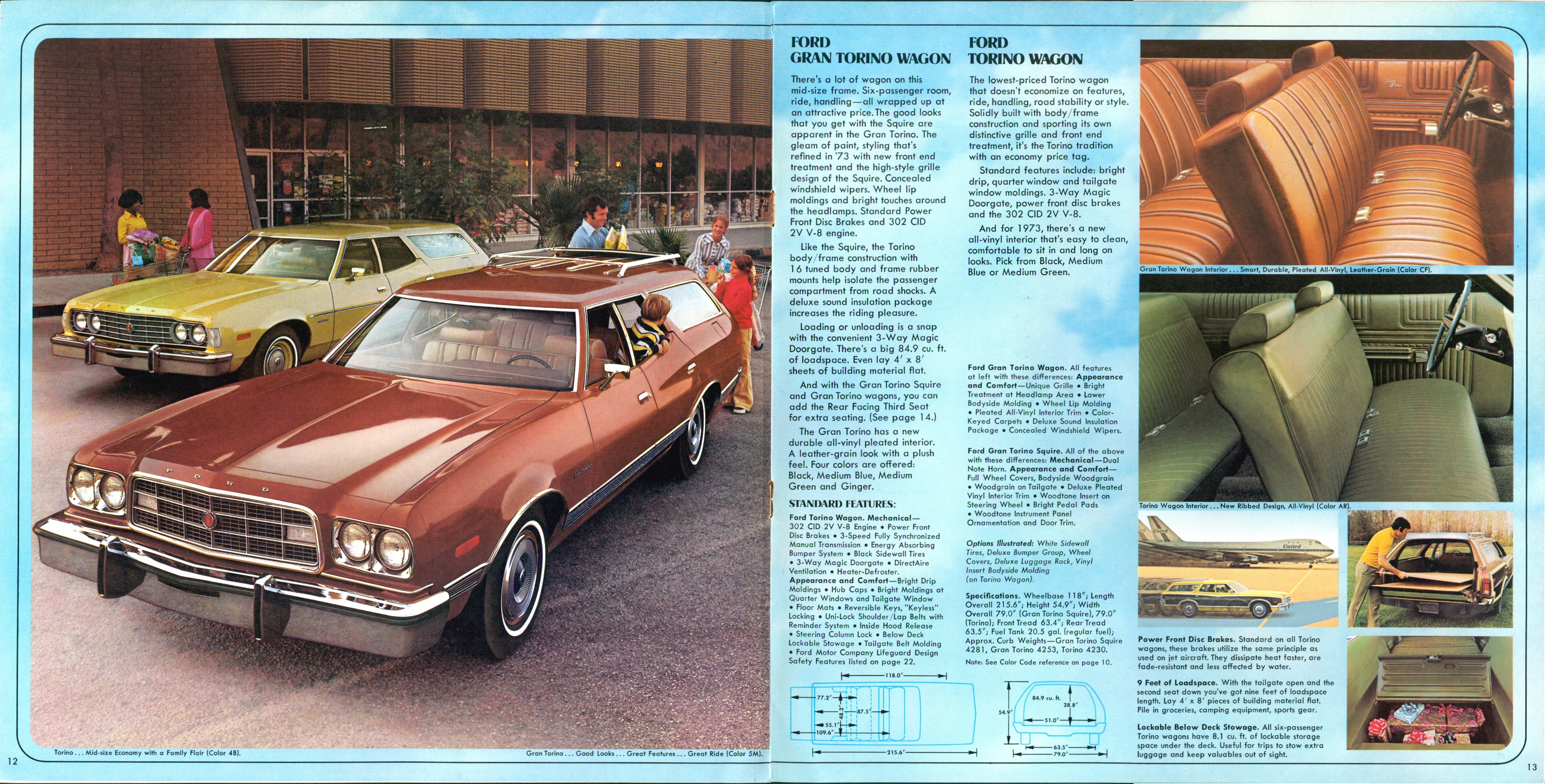 1973 Ford Wagons Brochure (Rev) 12-13
