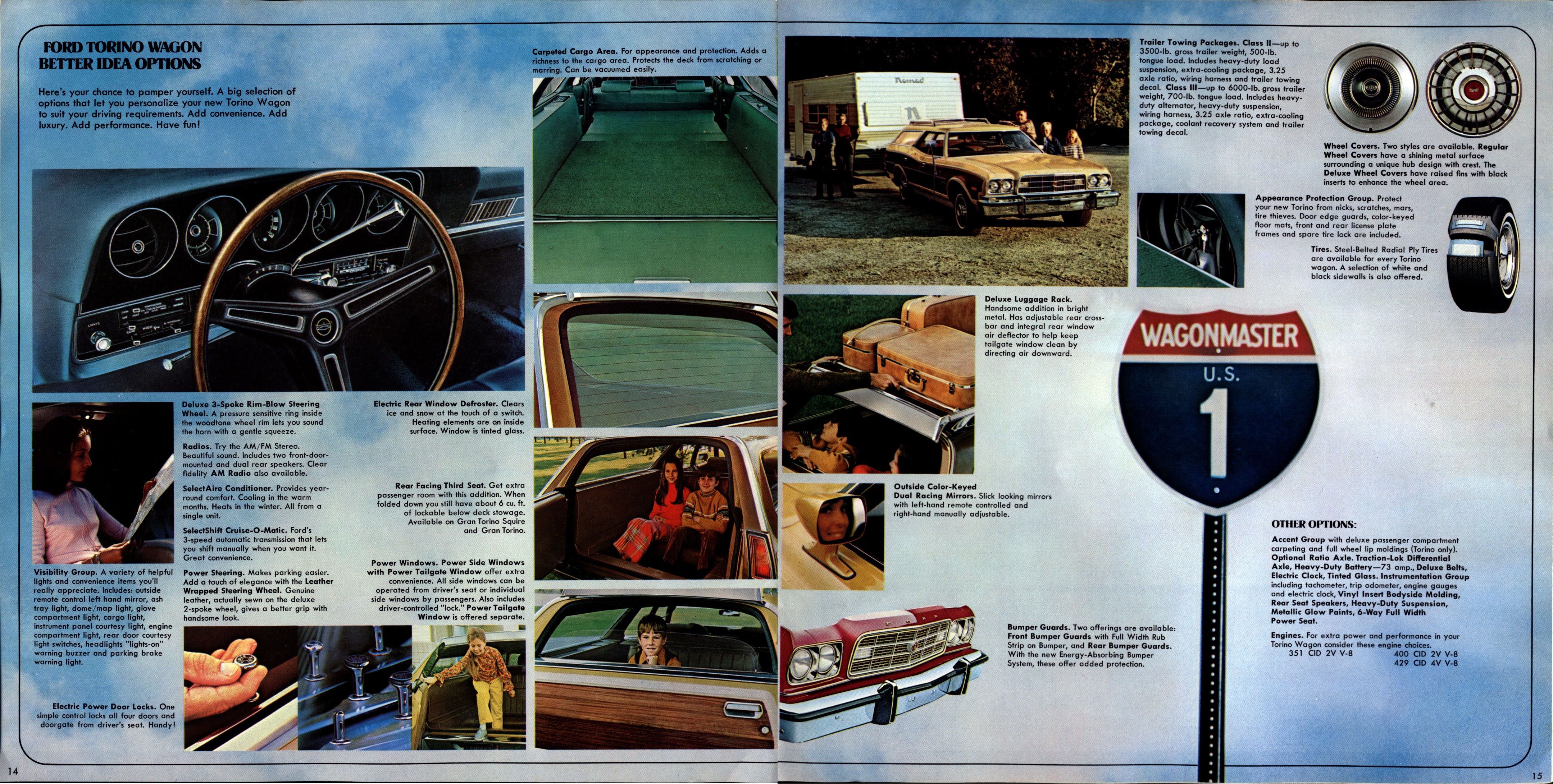 1973 Ford Wagons Brochure 14-15