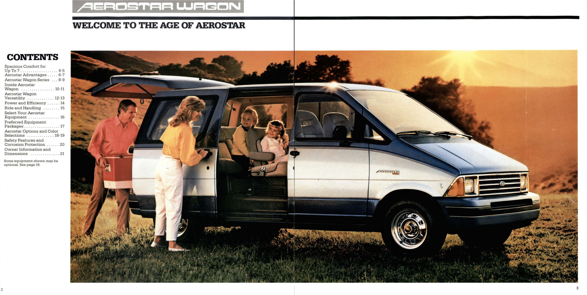1986 Ford Aerostar Wagon Brochure 02-03