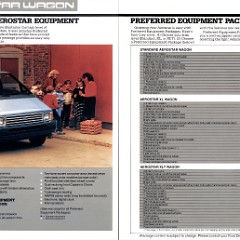 1986 Ford Aerostar Wagon Brochure 16-17