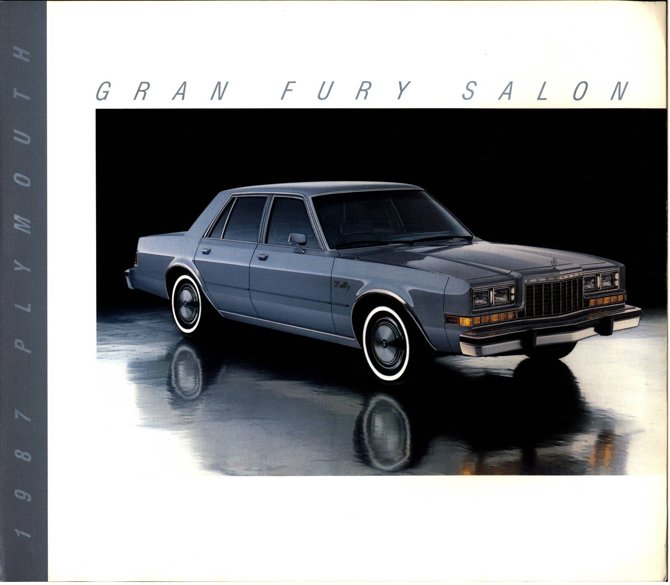1987 Plymouth Gran Fury Salon Brochure 01