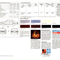 1987 Plymouth Reliant K Brochure 14