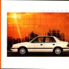 1987 Plymouth Sundance Brochure 01
