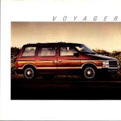 1987 Plymouth Voyager Brochure Revised