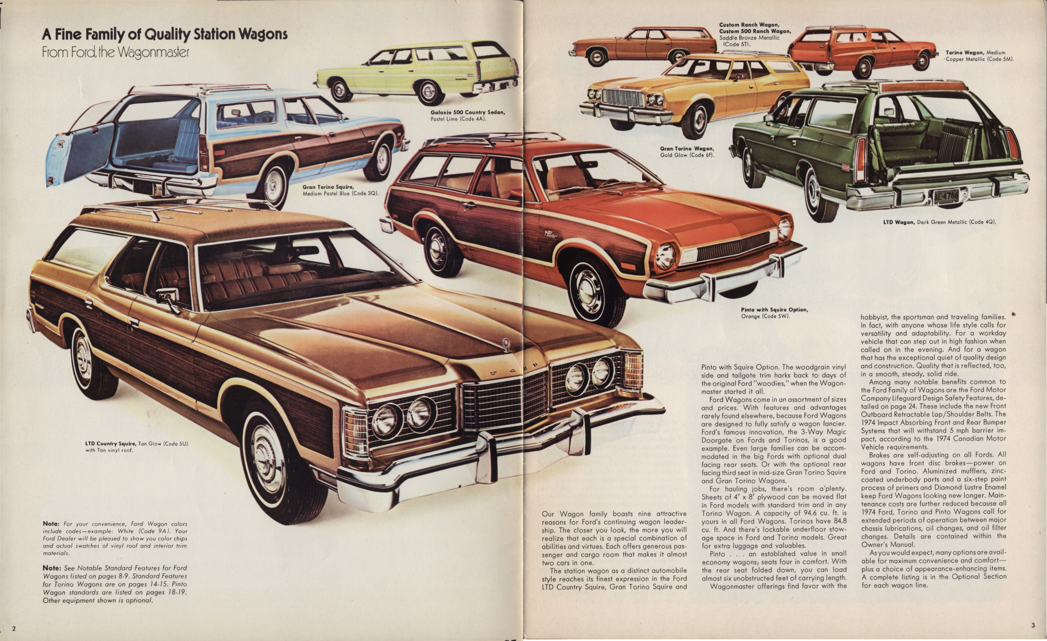 1974 Ford Wagons Brochure (Cdn) 02-03