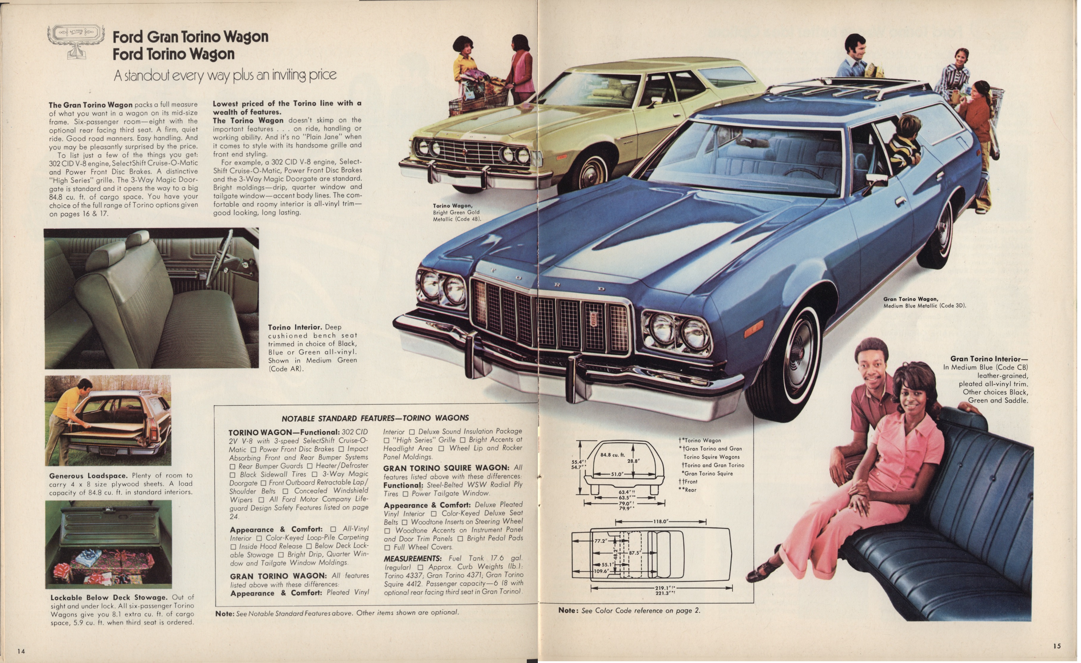 1974 Ford Wagons Brochure (Cdn) 14-15