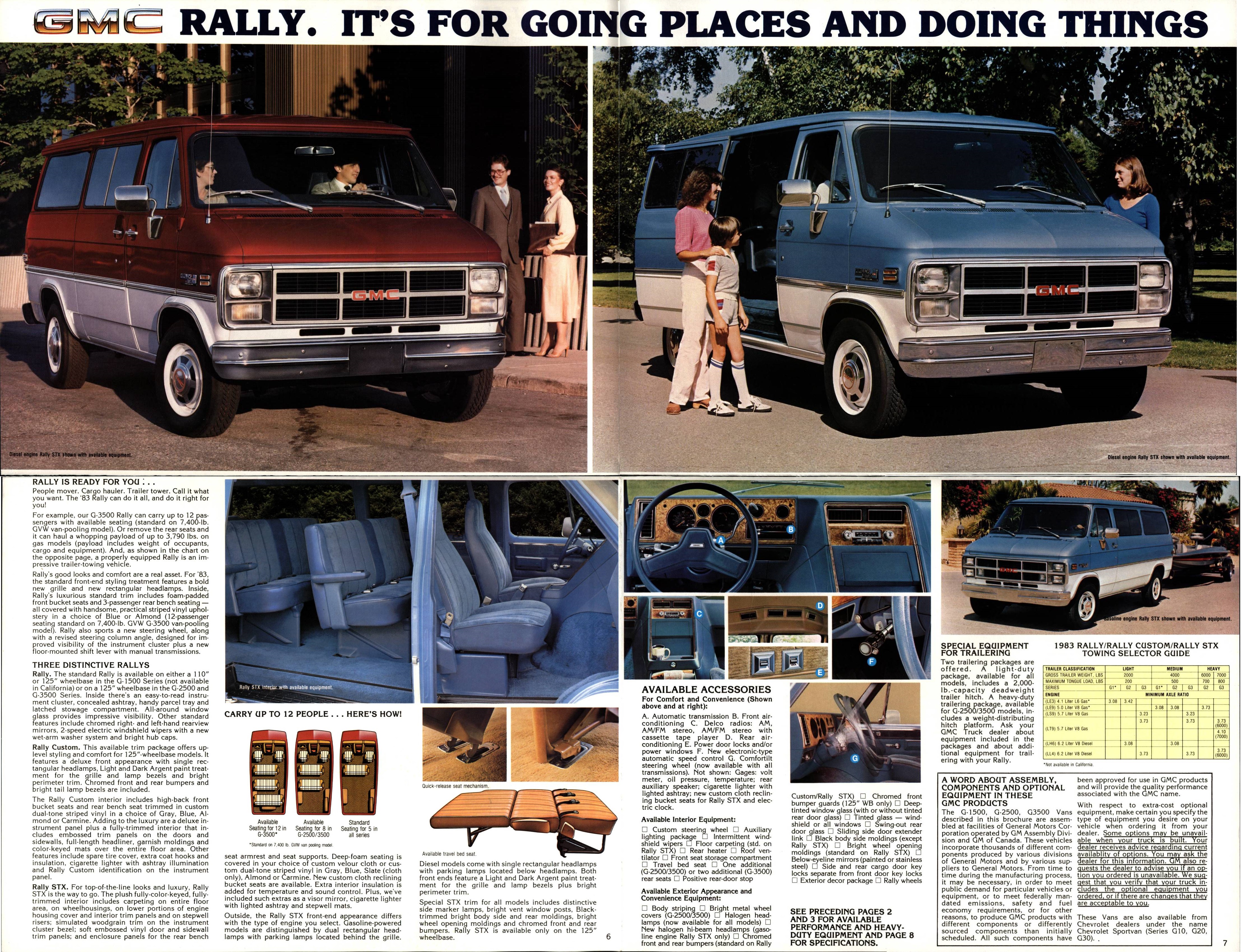 1983 GMC Rally Brochure 04-05-06-07