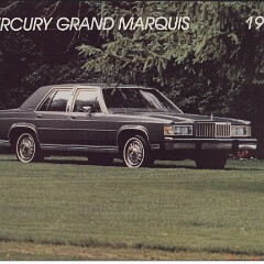 1987 Mercury Grand Marquis Brochure (Cdn) 01
