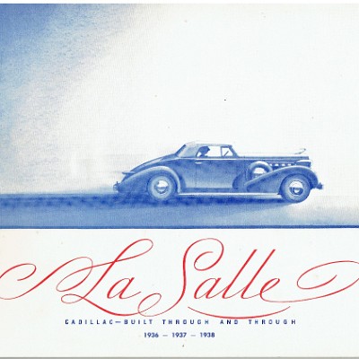 1936-38 LaSalle Booklet