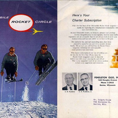 1956 Jan-Feb Olds Rocket Circle