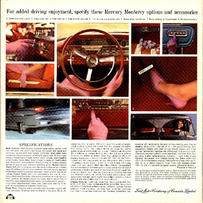 1962 Mercury Monterey Brochure Canada 20