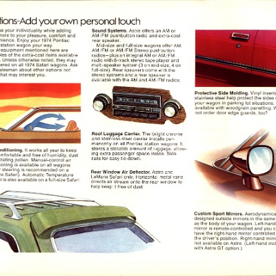 1974 Pontiac Safaris Brochure Canada 13