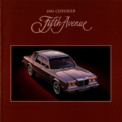 1985 Chrysler Fifth Avenue Brochure Canada 01