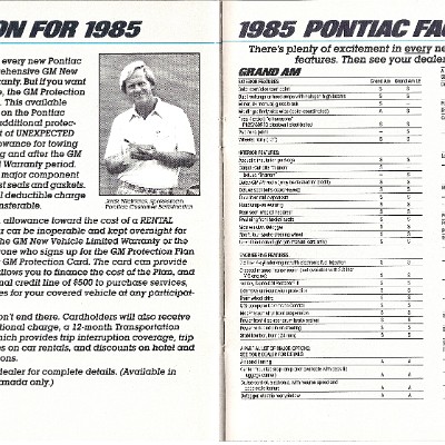 1985 Pontiac Full Line 38-39