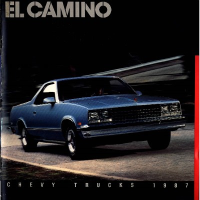 1987 Chevrolet El Camino Brochure 01