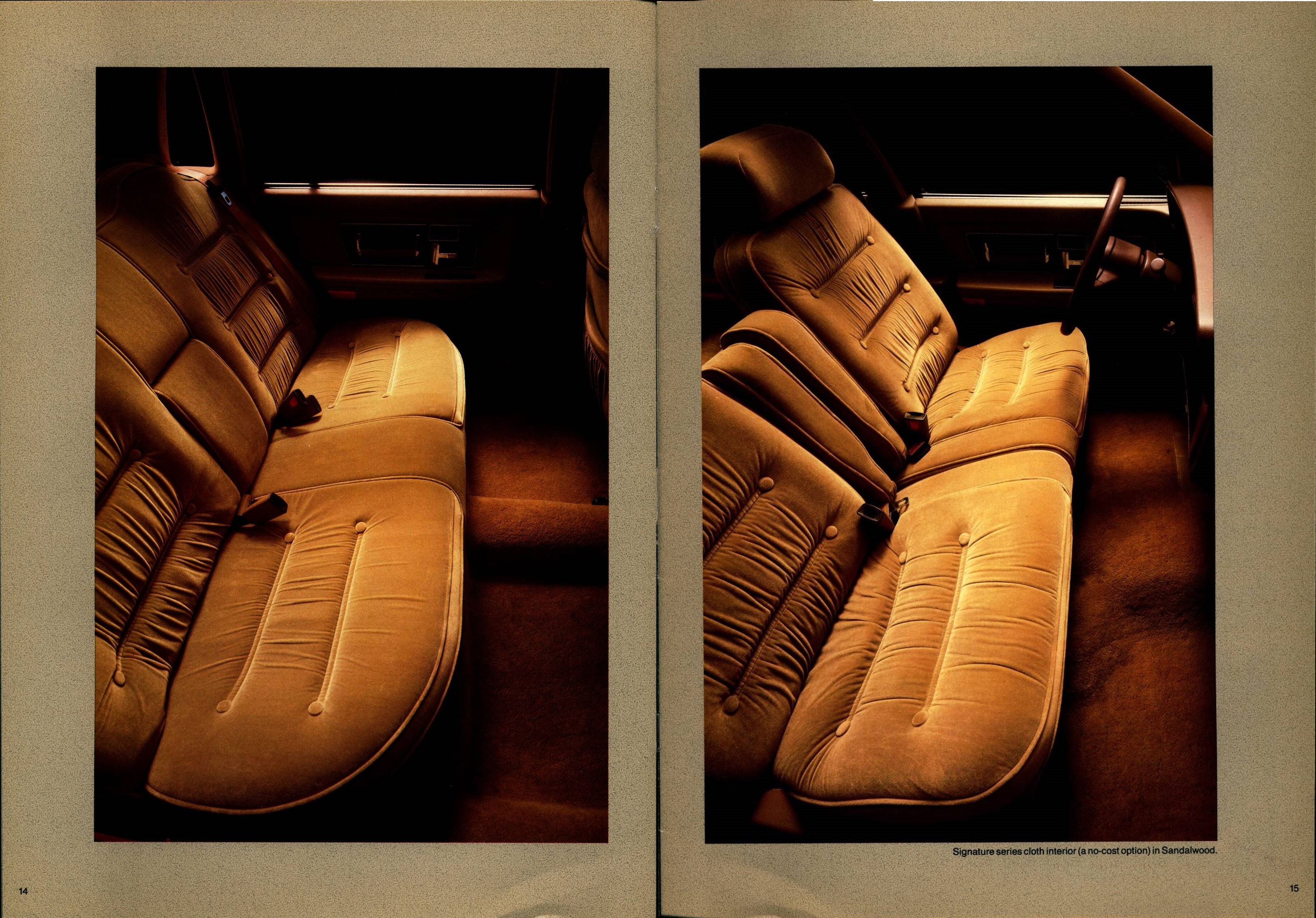 1988 Lincoln Continental Brochure Canada 14-15