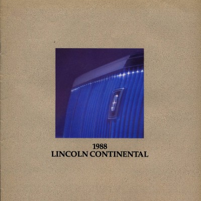 1988 Lincoln Continental Brochure Canada 01