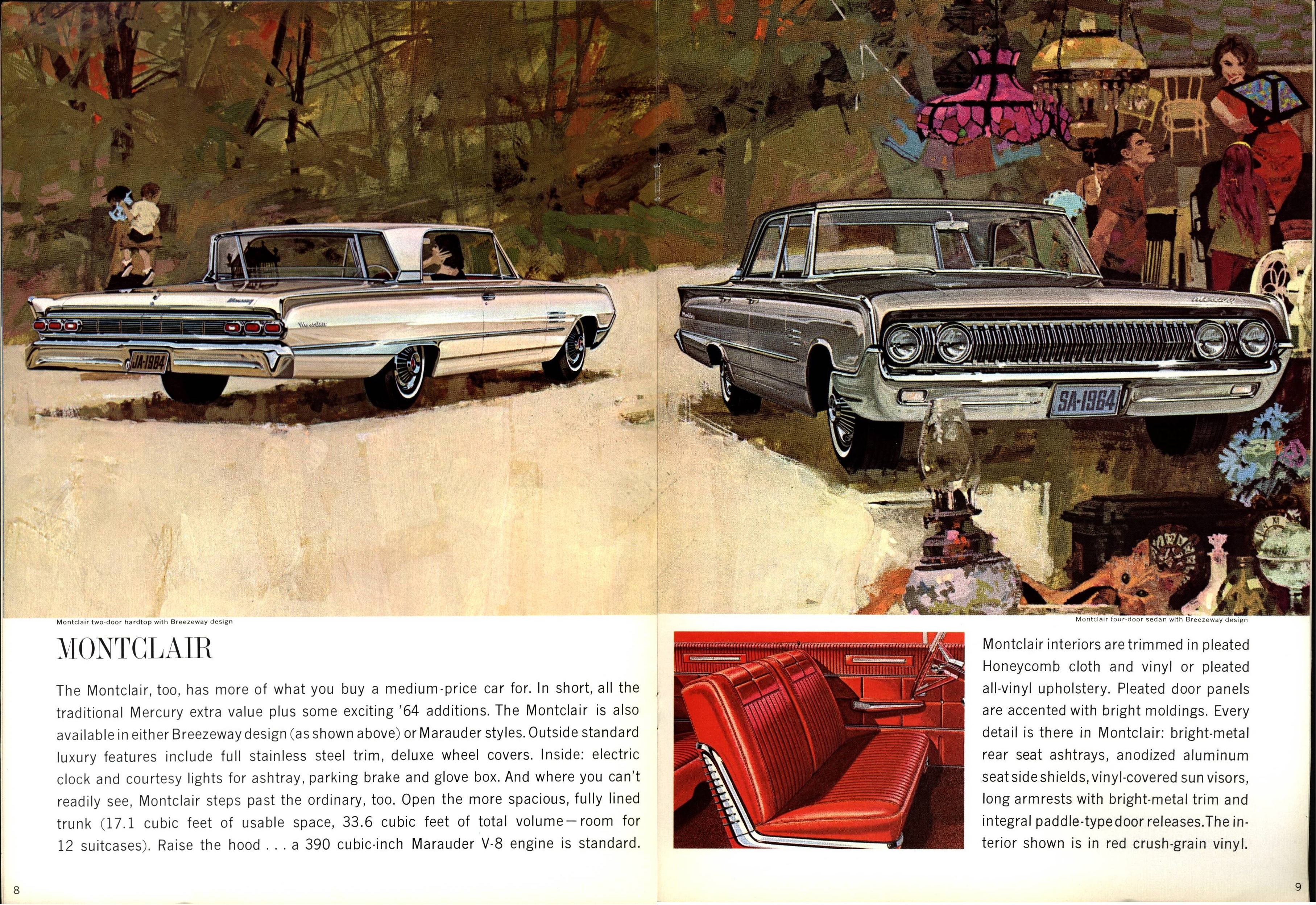 1964 Mercury Full Size Brochure 08-09