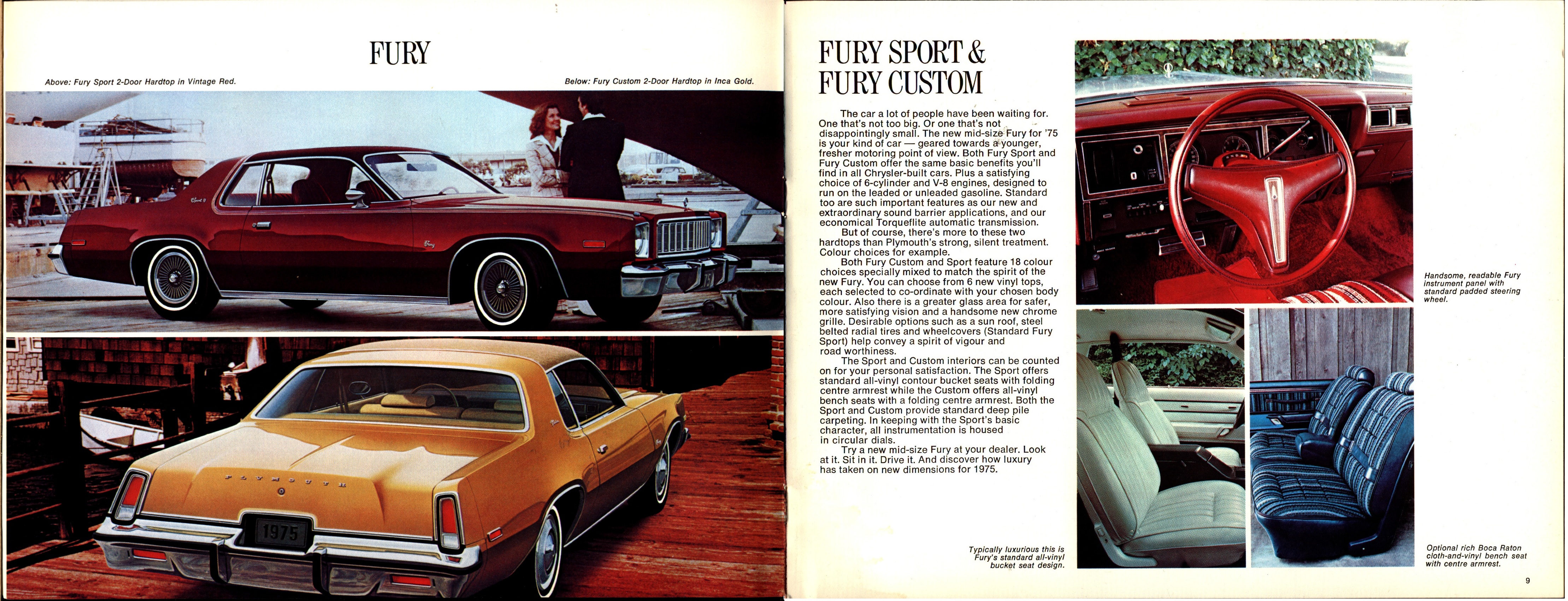 1975 Plymouth Full Line Brochure (Cdn) 08-09