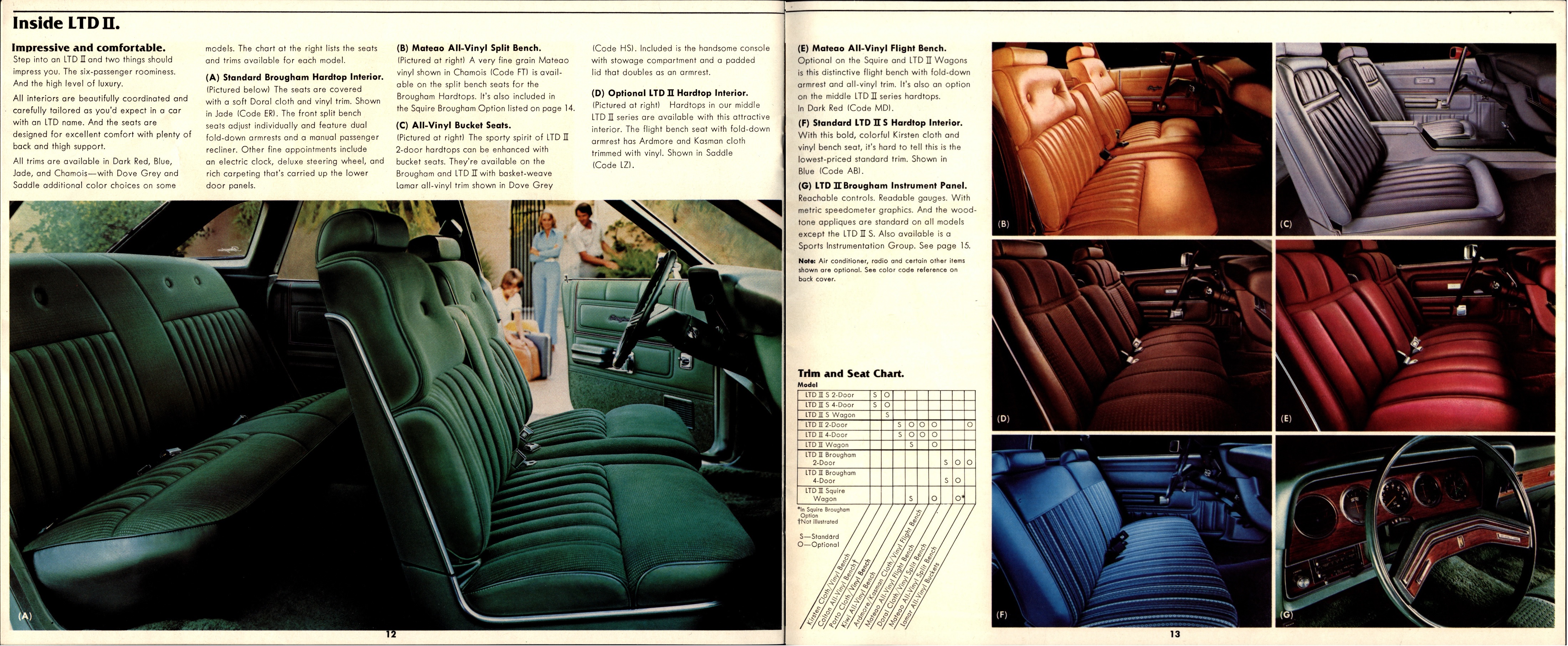 1977 Ford LTD II Brochure (Cdn) 12-13