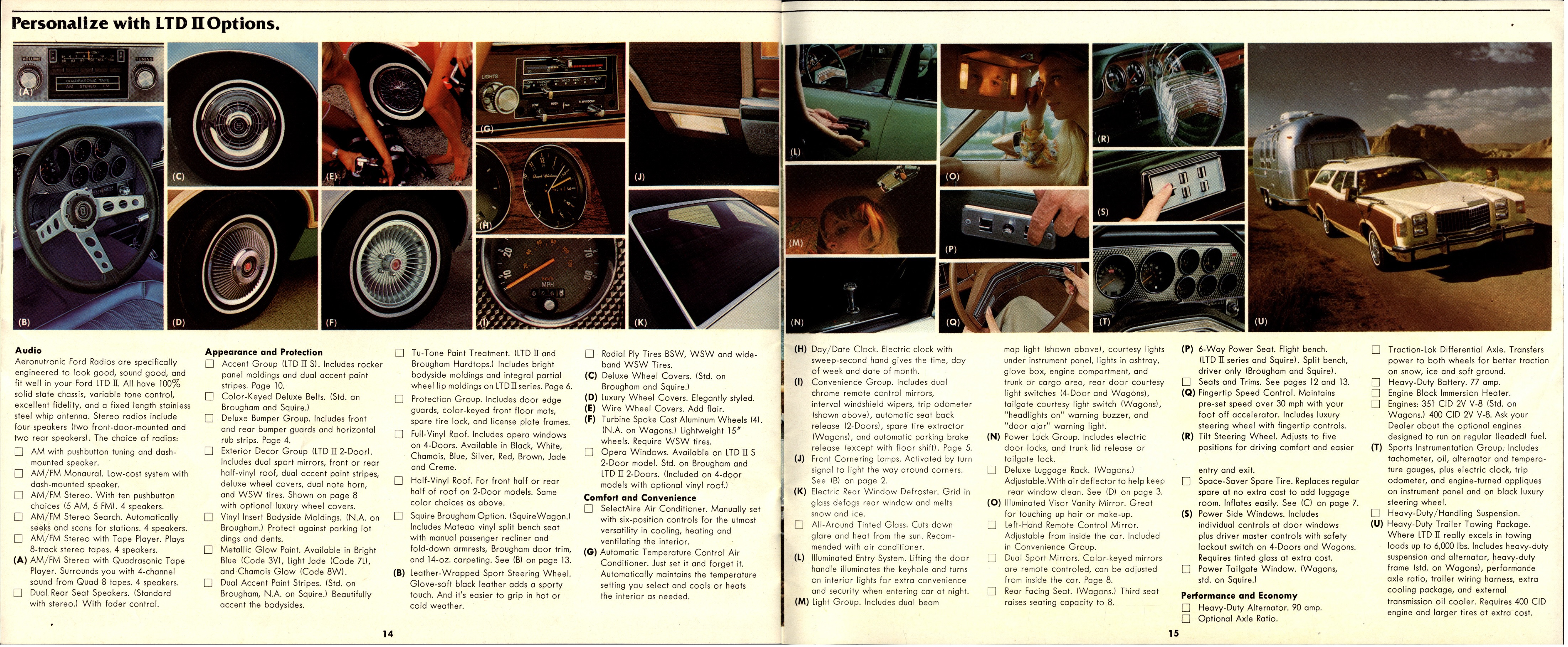 1977 Ford LTD II Brochure (Cdn) 14-15