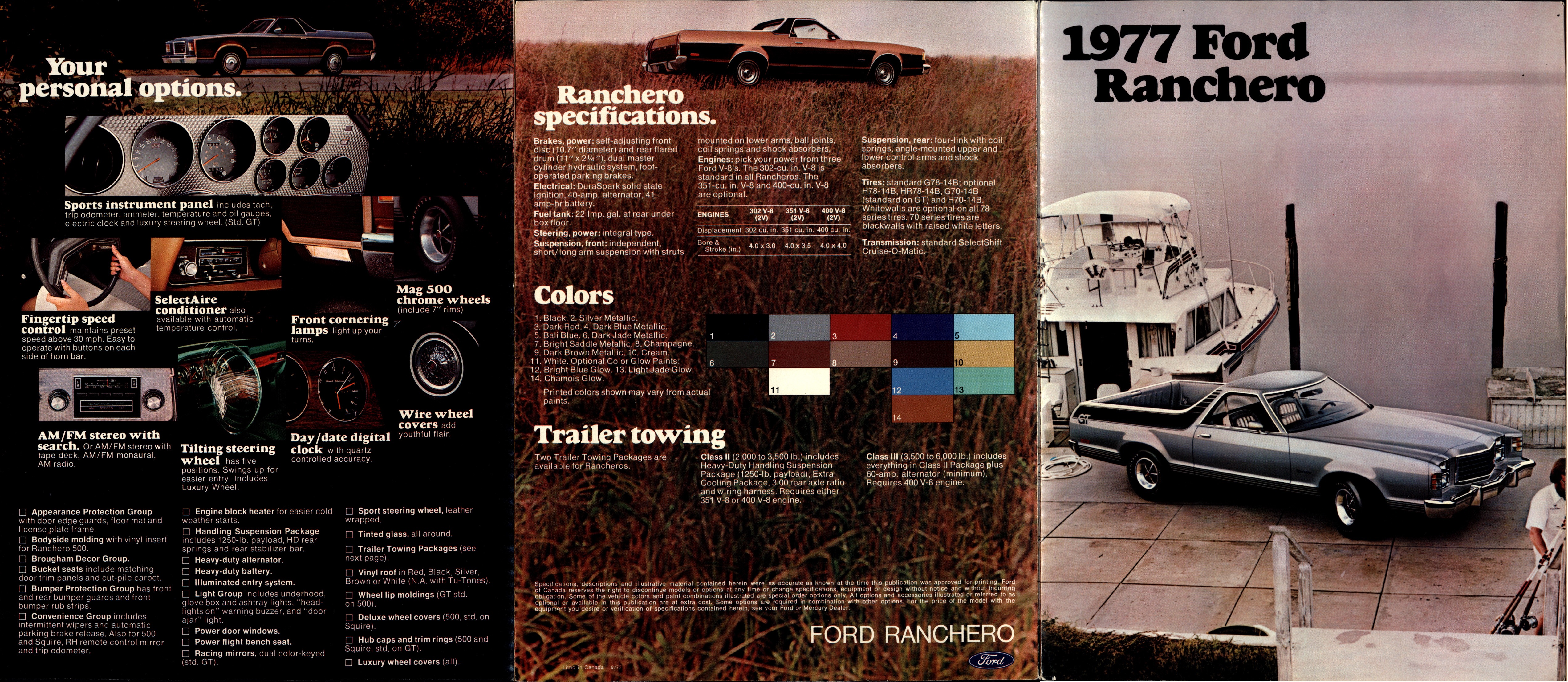 1977 Ford Ranchero Foldout (Cdn) 05-06-01