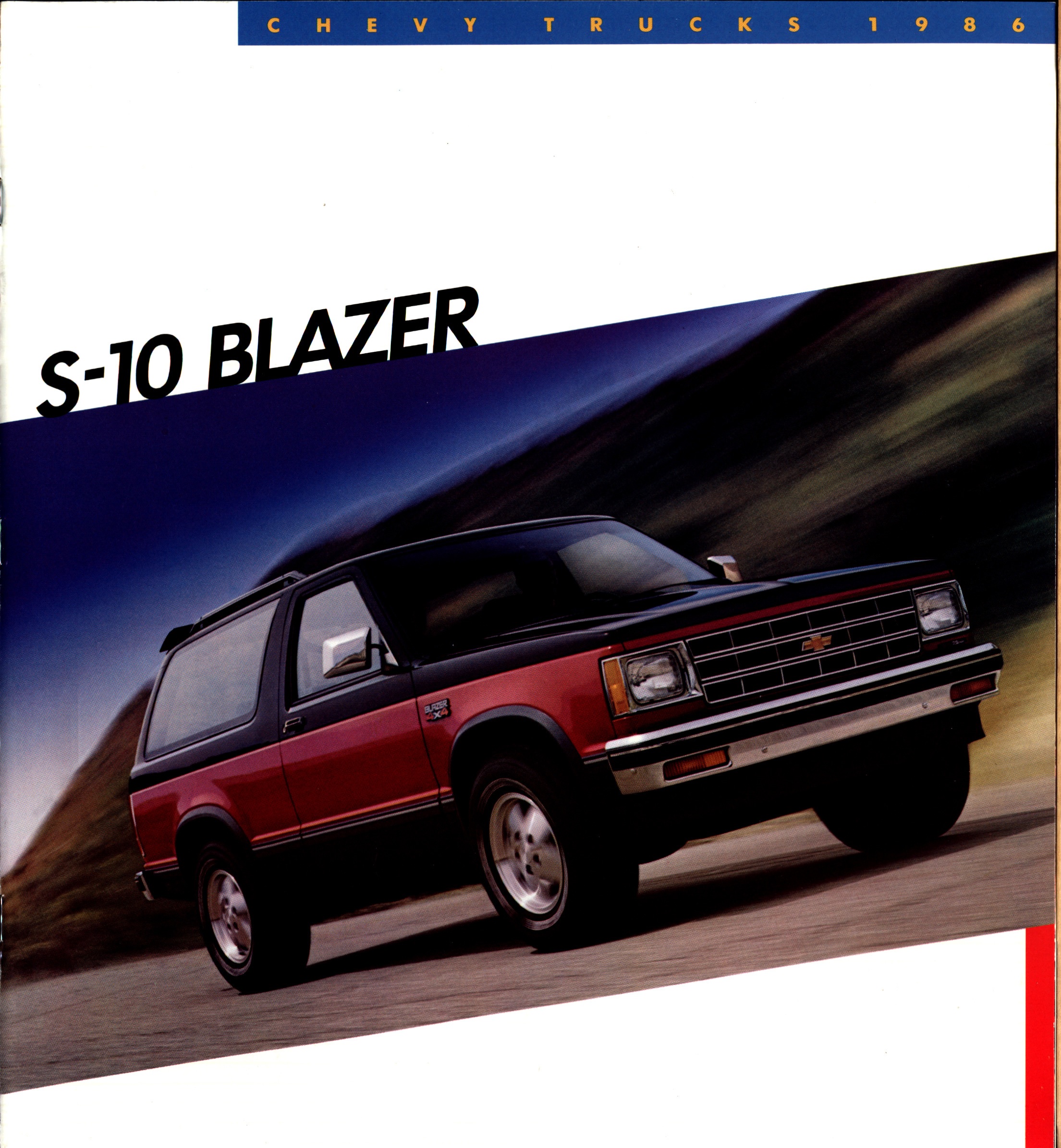 1986 Chevrolet S-10 Blazer Brochure 01