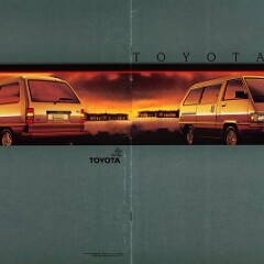 1985 Toyota Vans Brochure 12-01