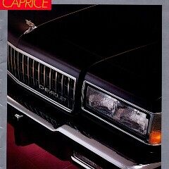 1987 Chevrolet Caprice Brochure 01