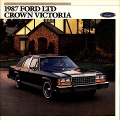 1987 Ford LTD Crown Victoria Brochure (Cdn) 01