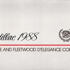 1988 De Ville & Fleetwood Colors