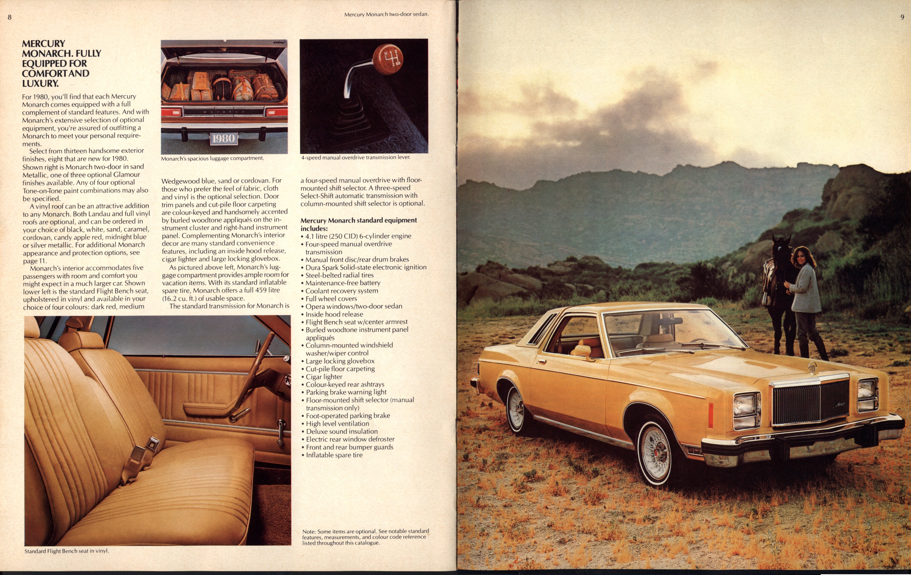 1980 Mercury Monarch Brochure (Cdn) 08-09