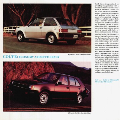 1984 Plymouth Colt Brochure (Cdn) 02