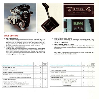 1984 Plymouth Colt Brochure (Cdn) 07