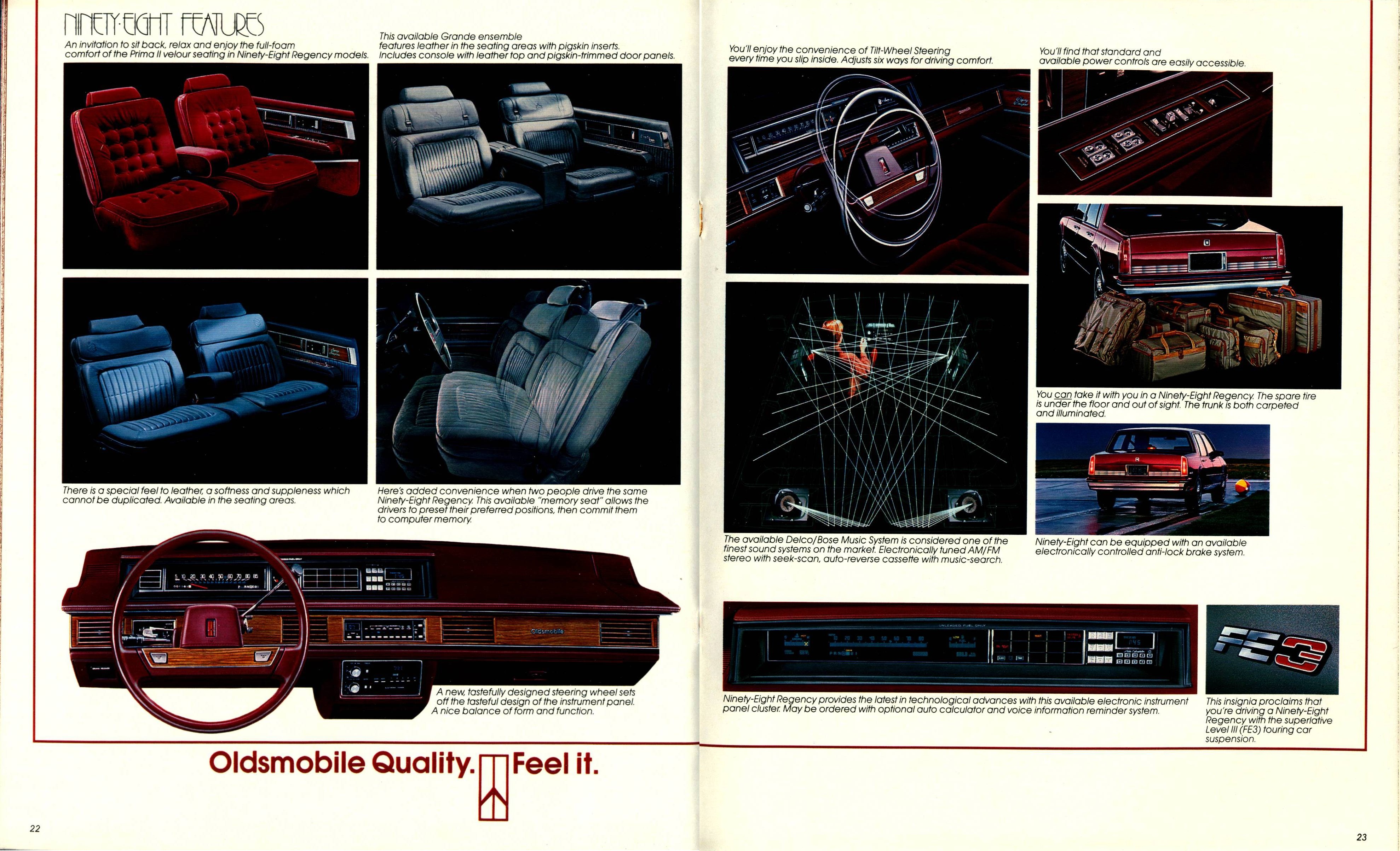 1987 Oldsmobile Full Size Brochure 22-23