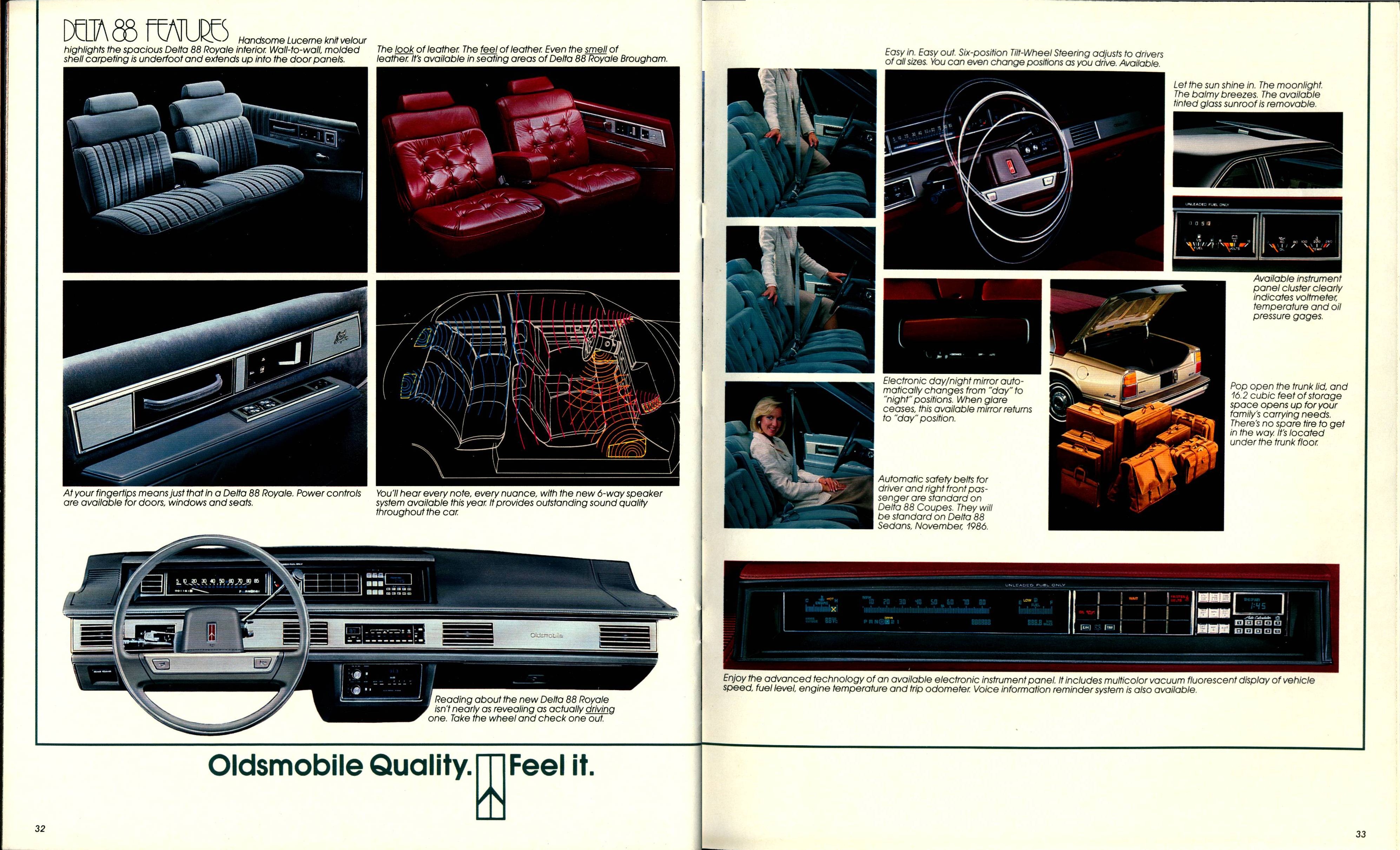 1987 Oldsmobile Full Size Brochure 32-33