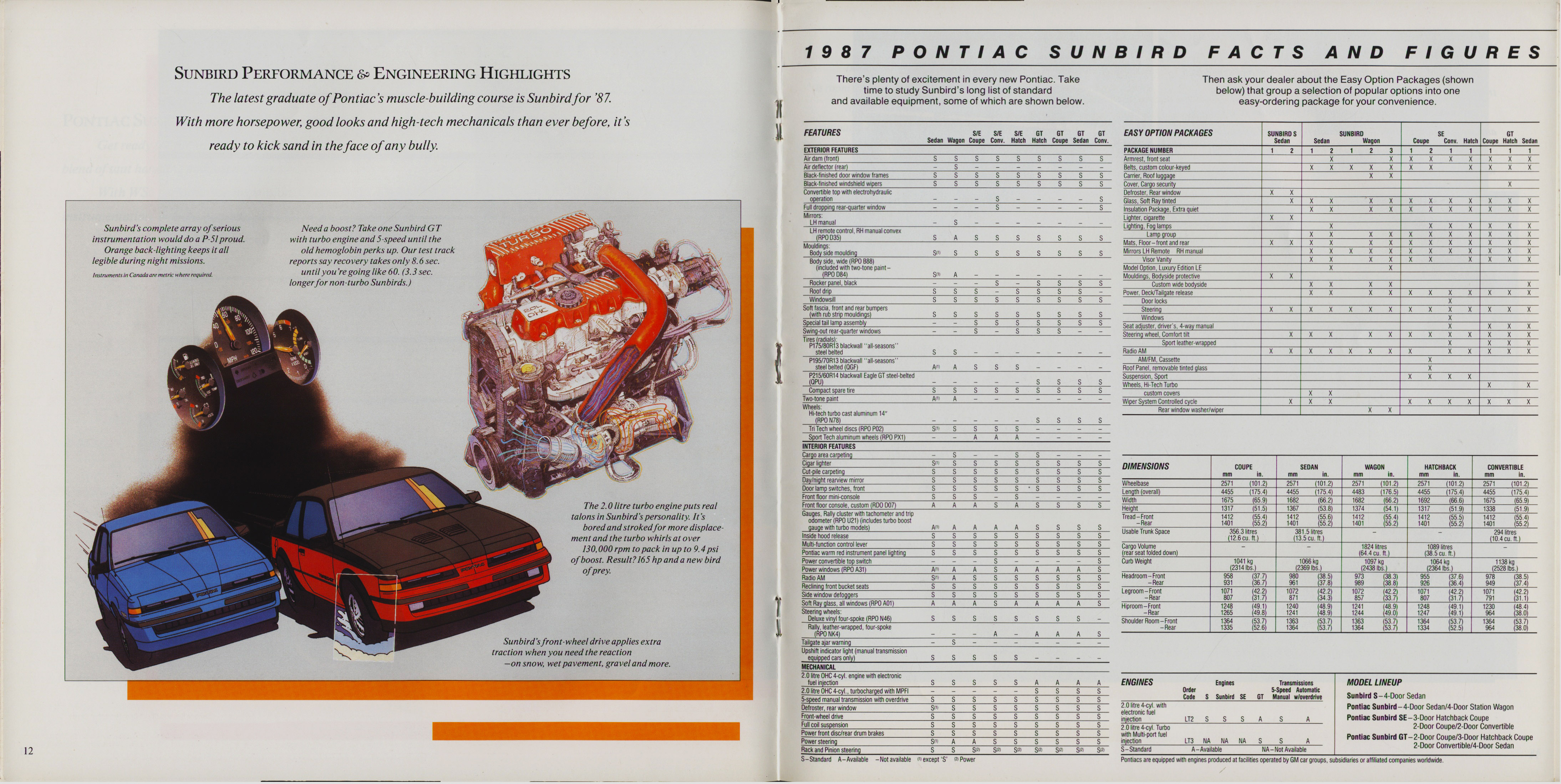 1987 Pontiac Compacts Brochure (Cdn) 12-13