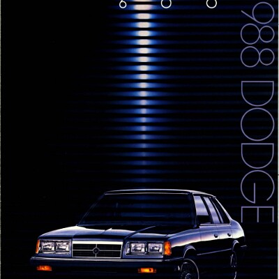 1988 Dodge 600 Foldout