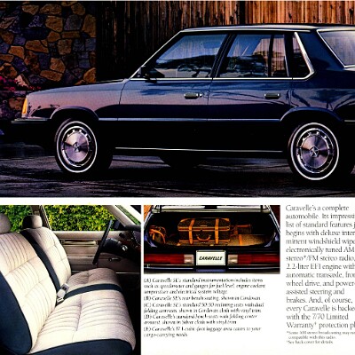 1988 Plymouth Caravelle Foldout 02-03-04