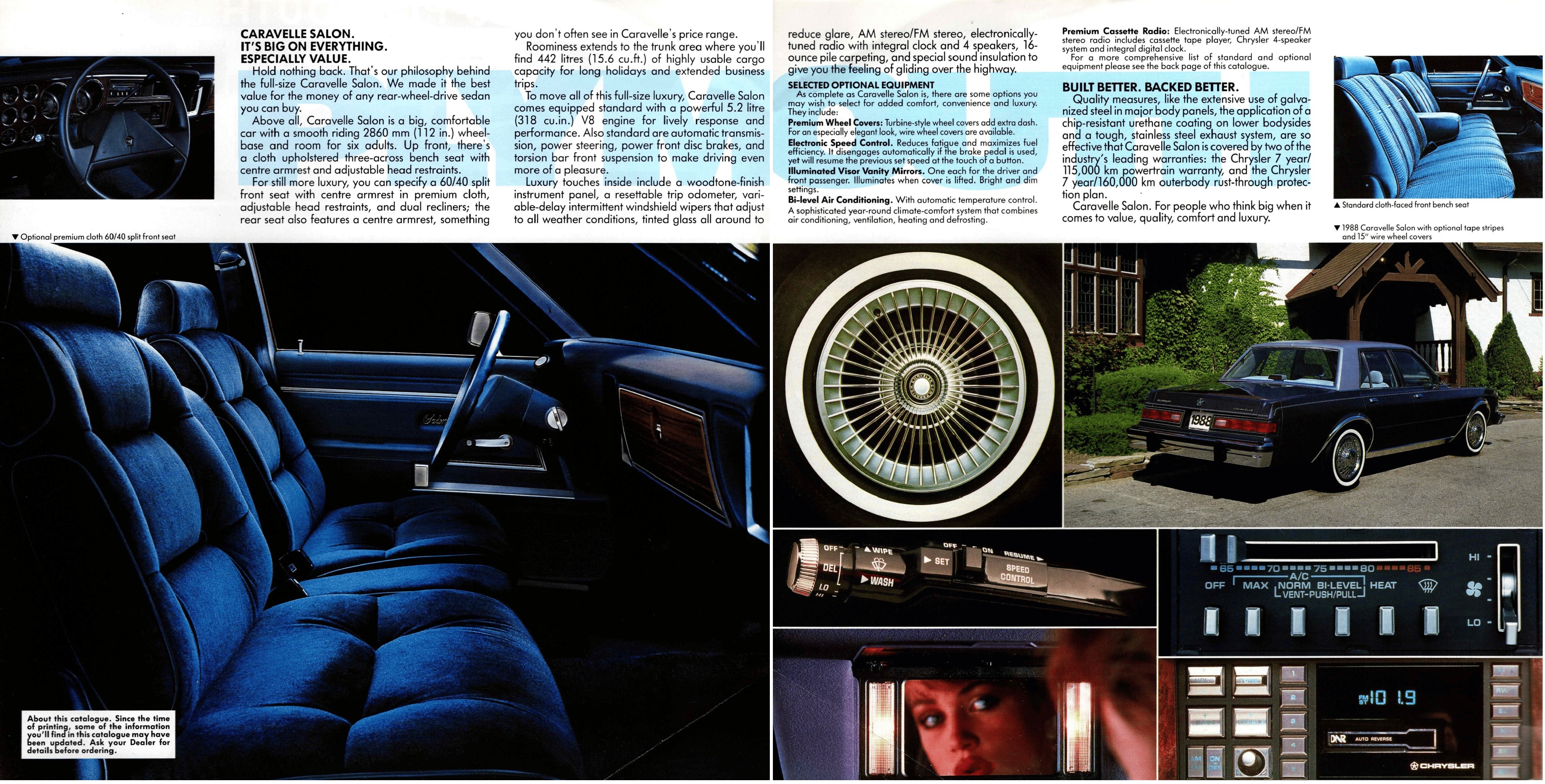 1988 Plymouth Caravelle Salon Brochure (Cdn) 02-03