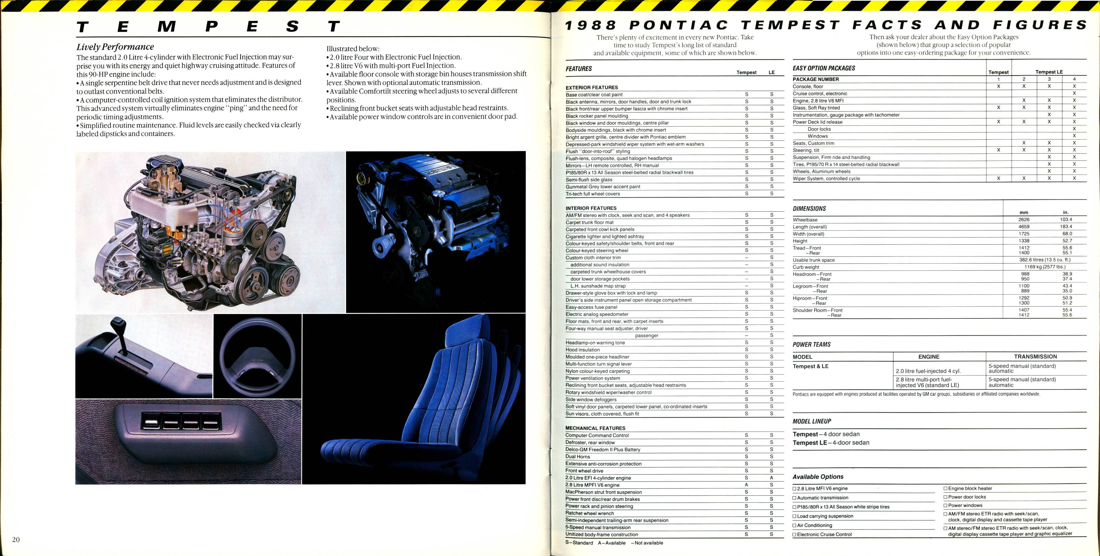 1988 Pontiac Compacts Brochure (Cdn) 20-21